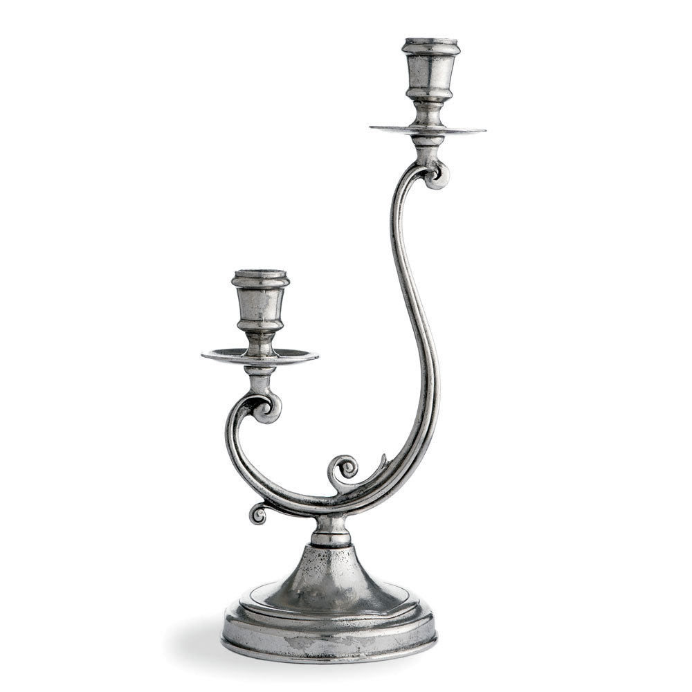 Pewter Candleholder