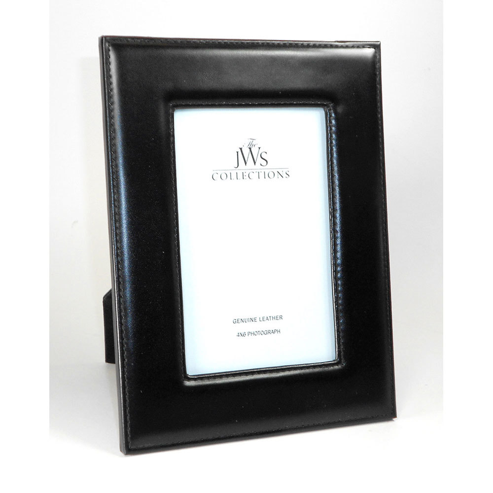 Black Leather Picture Frames - La Bella Fiona