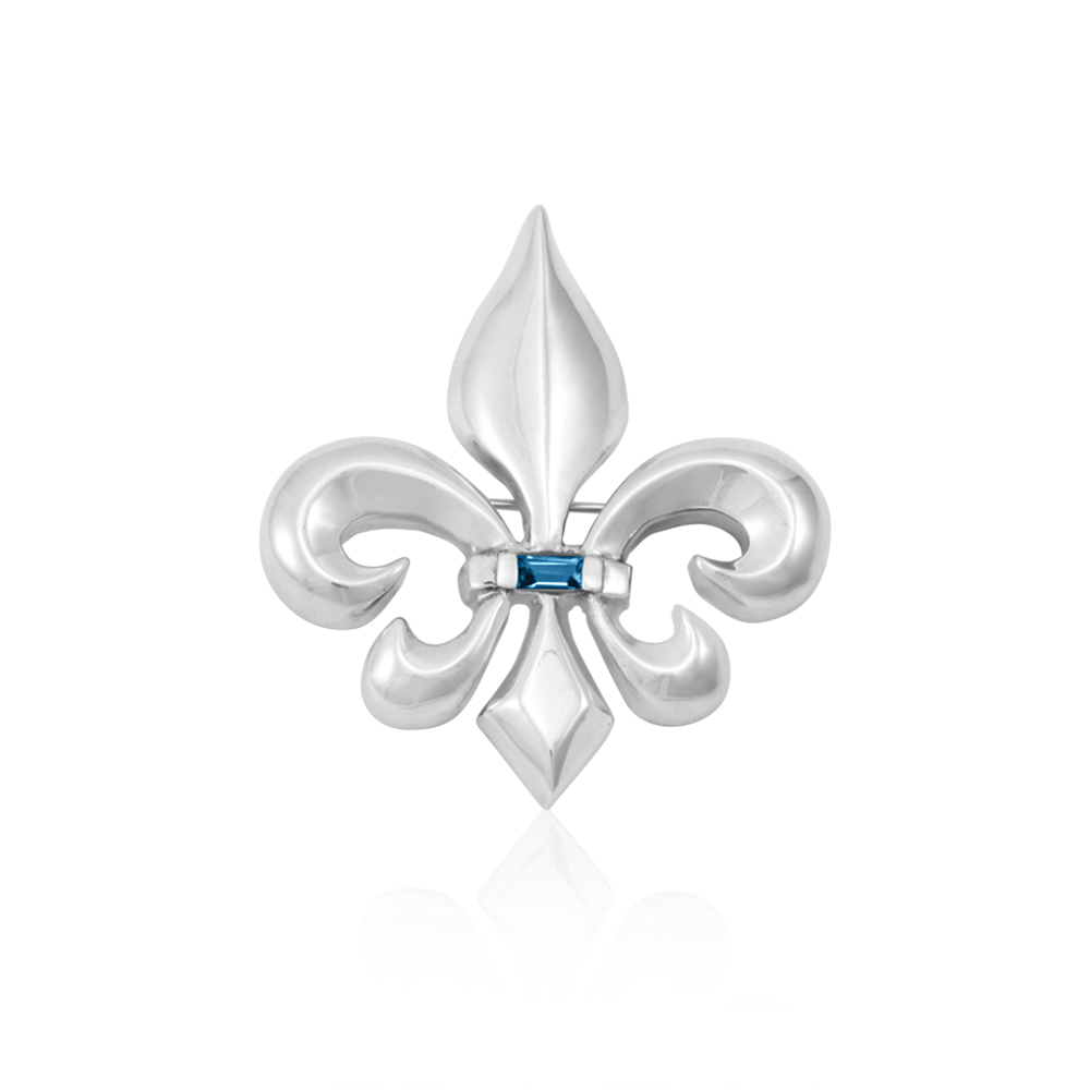 Fleur de Lis Brooch	